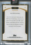 2024 Drake Maye Topps Now TEAL ICE ROOKIE JERSEY NUMBER 10/15 RC #15 New England Patriots