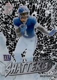 2025 Malik Nabers Topps Signature Class SHATTERED #S-21 New York Giants