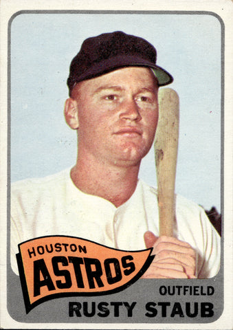 1965 Rusty Staub Topps #321 Houston Astros BV $10 2