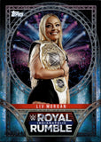 2025 Liv Morgan Topps Royal Rumble WWE BLUE 068/349 #RR-3 Monday Night Raw