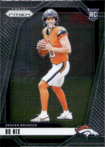 2024 Bo Nix Panini Prizm ROOKIE RC #309 Denver Broncos 2