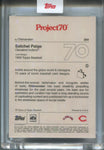 2021 Satchel Paige Topps Project 70 Oldmanalan 1958 TOPPS #254 Cleveland Indians HOF