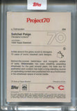 2021 Satchel Paige Topps Project 70 Oldmanalan 1958 TOPPS #254 Cleveland Indians HOF
