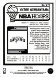 2023-24 Victor Wembanyama Panini NBA Hoops WINTER ROOKIE RC #277 San Antonio Spurs