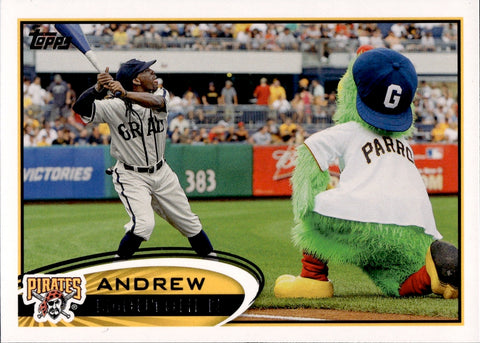 2012 Andrew McCutchen Topps SP PHOTO VARIATION #497 Pittsburgh Pirates