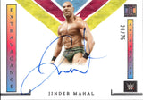 2023 Jinder Mahal Auto Autograph Panini Impeccable WWE Extravagance Autographs 20/75 #EA-JMH Monday Night Raw