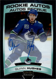 2019-20 Quinn Hughes O-PEE-CHEE Platinum  ROOKIE AUTO AUTOGRAPH RC #R-QH Vancouver Canucks