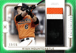 2023 Ryan Mountcastle Topps Definitive Collection GREEN JUMBO PATCH 03/15 RELIC #DJR-MOU Baltimore Orioles