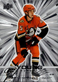 2025-26 Beckett Sennecke Upper Deck Extended Series OUTBURST YOUNG GUNS ROOKIE RC #701 Anaheim Ducks