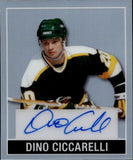2025 Dino Ciccarelli Leaf Metal Legends Hockey MINI 1948 LEAF ORIGINALS AUTO 04/10 AUTOGRAPH #LO-DC1 Minnesota North Stars