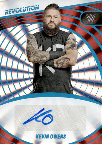 2023 Kevin Owens Panini Revolution SUNBURST AUTO 38/99 AUTOGRAPH #AG-KON Monday Night Raw