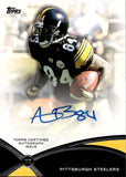 2012 Antonio Brown Topps PROLIFIC PLAYMAKERS AUTOGRAPH AUTO #PPA-ABR Pittsburgh Steelers