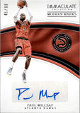 2016-17 Paul Millsap Panini Immaculate Collection MODERN MARKS AUTOGRAPH 45/99 AUTO #MM-PMI Atlanta Hawks