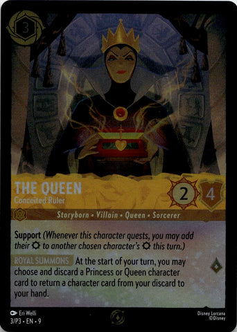 Disney Lorcana The Queen Fabled PROMO CARD #3/P3