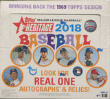 2018 Topps Heritage Baseball Retail, Box