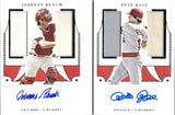 2019 Johnny Bench Pete Rose Panini National Treasures QUAD JERSEY AUTO 04/10 AUTOGRAPH RELIC BOOKLET #DMSB-DR Cincinnati Reds