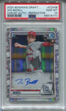 2020 Ian Bedell Bowman Chrome Draft REFRACTOR 1ST BOWMAN AUTO 223/499 AUTOGRAPH PSA 10 #CDA-IB St. Louis Cardinals 4171