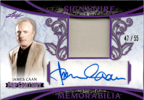 2021 James Caan Leaf Pop Century SIGNATURE MEMORABILIA AUTO AUTOGRAPH 47/55 #SM-JC1 The Godfather