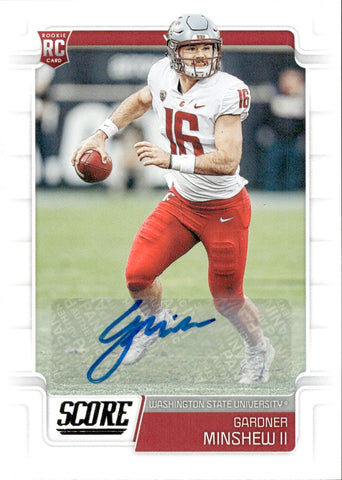 2019 Gardner Minshew II Panini Score ROOKIE AUTO AUTOGRAPH RC #366 Las Vegas Raiders