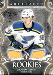 2024-25 Zach Dean Upper Deck Artifacts ROOKIE GOLD MATERIALS DUAL JERSEY 202/499 RELIC #178 St. Louis Blues
