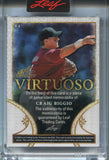 2026 Craig Biggio Leaf Art of Sport PURPLE FOIL VIRTUOSO JERSEY 11/12 RELIC #V-4 Houston Astros HOF