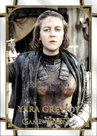 2022 Yara Greyjoy Rittenhouse Game of Thrones THE IRON ANNIVERSARY GOLD 46/50 #248