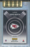 2025 Xavier Worthy Panini Instant SPOTLIGHT ROOKIE RC BGS 10 #SR23 Kansas City Chiefs 9115