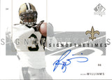 2001 Ricky Williams Upper Deck SP Authentic SIGN OF THE TIMES AUTOGRAPH AUTO #RW New Orleans Saints