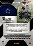 2016 Dak Prescott Panini Prizm HOLO SILVER ROOKIE AUTO AUTOGRAPH #RA-DPS Dallas Cowboys