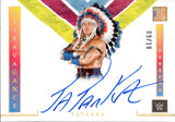 2023 Tatanka Panini Impeccable EXTRAVAGANCE GOLD AUTO 09/10 AUTOGRAPH #EA-TTK WWE Legend
