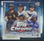 2021 Topps Chrome Sapphire Baseball Hobby, Box