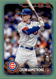 2024 Pete Crow-Armstrong Topps JAPAN EDITION GREEN JADE ROOKIE 75/75 RC #154 Chicago Cubs