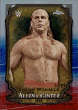 2025 Shawn Michaels Topps Chrome WWE ALLEN & GINTER RED WHITE & BLUE REFRACTOR 07/85 #AG-SML WWE HOF