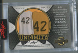 2025 Mickey Vernon Leaf Spectacular HOLO GOLD FOIL UNI4MITY QUAD JERSEY 04/10 RELIC #U-21 Pittsburgh Pirates