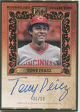 2025 Tony Perez Topps Gilded Collection GOLD FRAMED HALL OF FAME AUTO 36/50 AUTOGRAPH #HAFA-TP Cincinnati Reds HOF