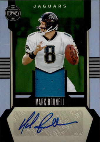 2023 Mark Brunell Panini Legacy PATCH AUTO 056/100 AUTOGRAPH RELIC #LPA-MB Jacksonville Jaguars