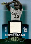 2006 Bob Gibson Upper Deck EPIC MATERIALS BLUE JERSEY 69/99 RELIC #EM-BG2 St. Louis Cardinals HOF