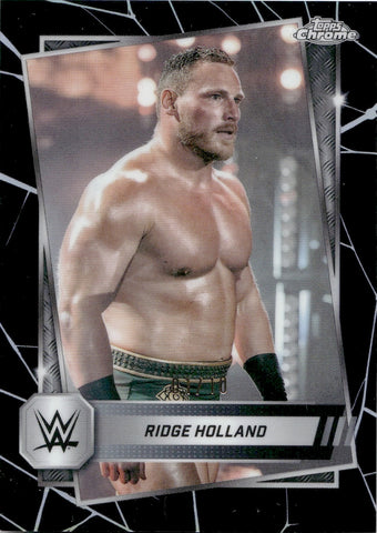 2025 Ridge Holland Topps Chrome BLACK REFRACTOR 01/10 #82 NXT