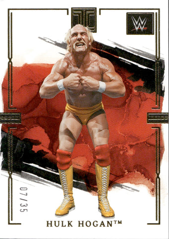 2023 Hulk Hogan Panini Immaculate Collection WWE BRONZE 07/35 #96 WWE HOF
