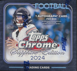 2024 Topps Chrome Football Sapphire, Box