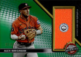 2024 Alex Bregman Topps Chrome GREEN REFRACTOR JERSEY 62/99 RELIC #TCA-AB Houston Astros