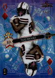2024 Tahj Brooks Wild Card Stacked Deck BLUE ROOKIE 1/1 Cincinnati Bengals #SDPD-TBN