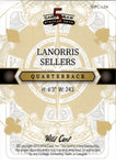 2024 LaNorris Sellers Wild Card Stacked Deck RED ROOKIE 1/1 South Carolina Gamecocks #SDPC-LSN