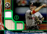 2022 Nomar Garciaparra Topps Tribute TRIPLE RELIC GREEN BAT JERSEY 90/99 Boston Red Sox #TTR-NG