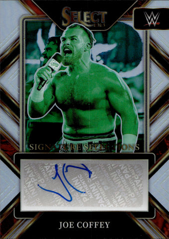 2023 Joe Coffey Panini Select WWE HOLO SILVER SIGNATURE SELECTIONS AUTO AUTOGRAPH #SL-JCF NXT