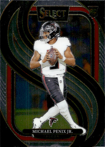 2024 Michael Penix Jr. Panini Select PREMIER LEVEL ROOKIE RC #110 Atlanta Falcons