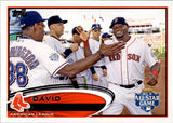 2012 David Ortiz Topps Update SP PHOTO VARIATION #US292 Boston Red Sox HOF
