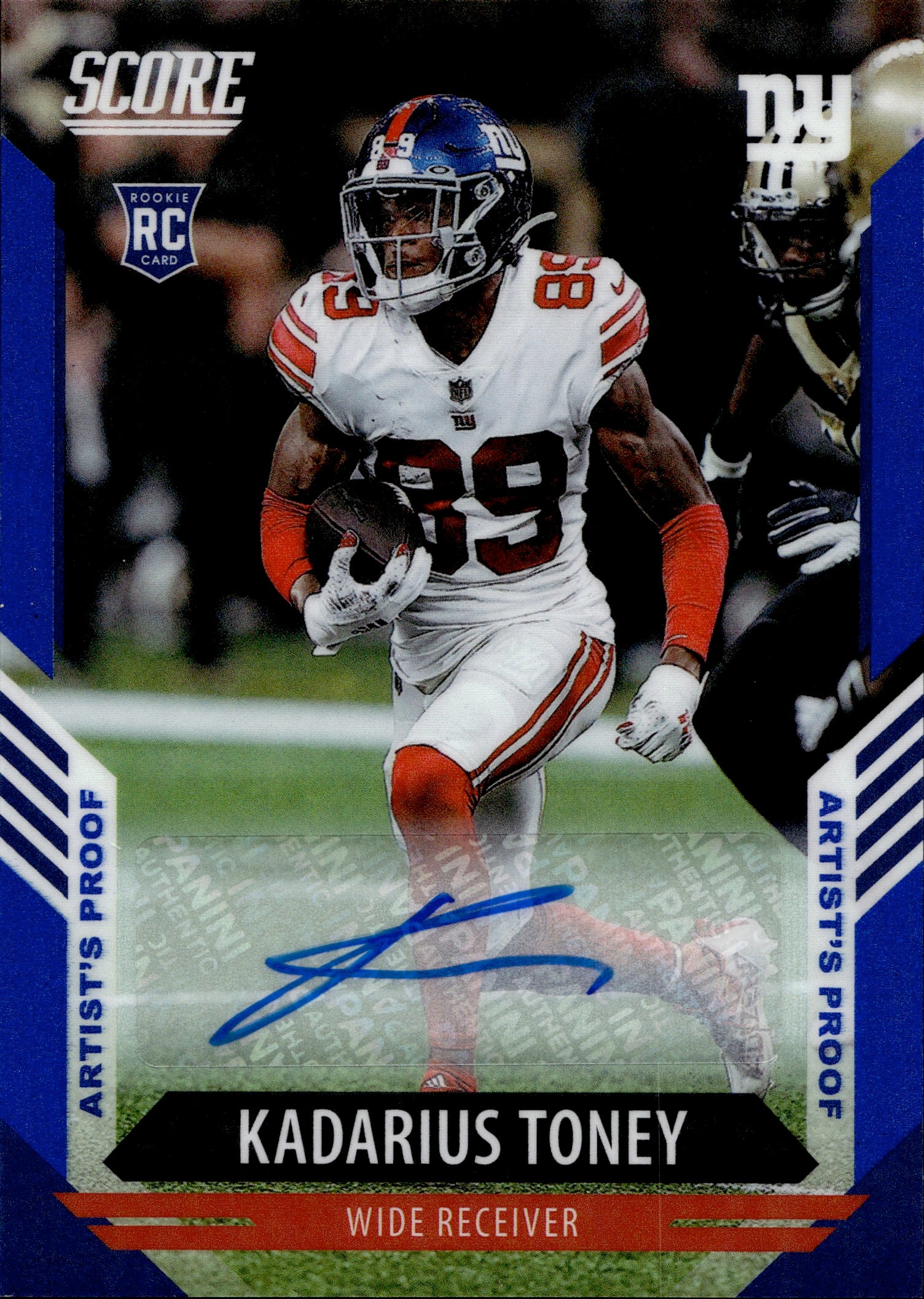 Hot Kadarius toney autograph card