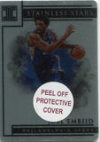 2019-20 Joel Embiid Panini Impeccable STAINLESS STARS 41/99 #20 Philadelphia 76ers