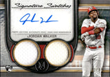 2023 Jordan Walker Topps Museum Collection SIGNATURE SWATCHES ROOKIE DUAL JERSEY AUTO 73/99 AUTOGRAPH RELIC #SWDRA-JW St. Louis Cardinals